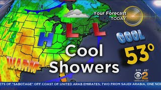 New York Weather: Cool With Chance Of Showers