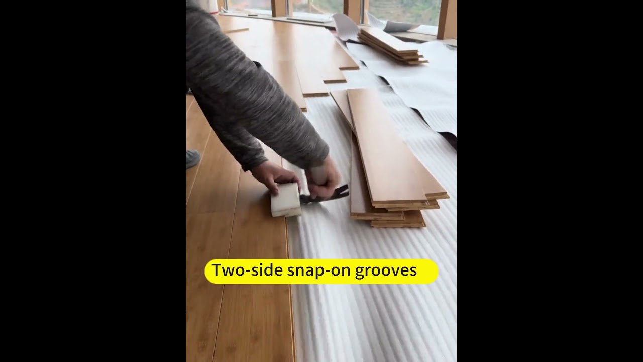 EVERJADE  bamboo flooring ：Sustainable Style: DIY Bamboo Flooring Installation 