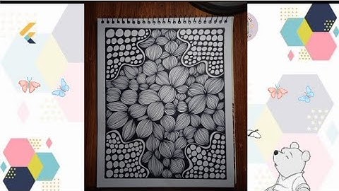 Zentangle pattern part 2 | Beginners friendly | SoftLine Studio