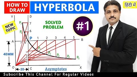 HOW TO DRAW HYPERBOLA IN ENGINEERING DRAWING AND GRAPHICS SOLVED PROBLEM 1