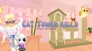 Building a cat tower for only 425 bucks in adopt me 😱💞 All items used in the description! screenshot 5