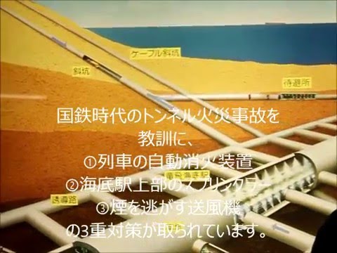 青函トンネル海底駅最後の夏　避難ルート公開ツアー