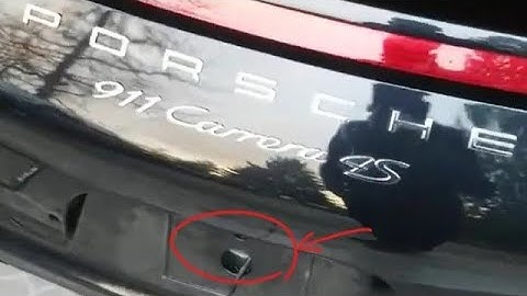 Installing rear / backup camera in 2015 Porsche 911 4s