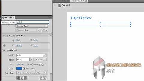 Actionscript tutorial : local connection