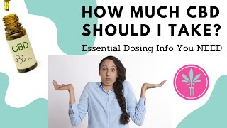 Ask Cheri: How Much CBD Should I Take?