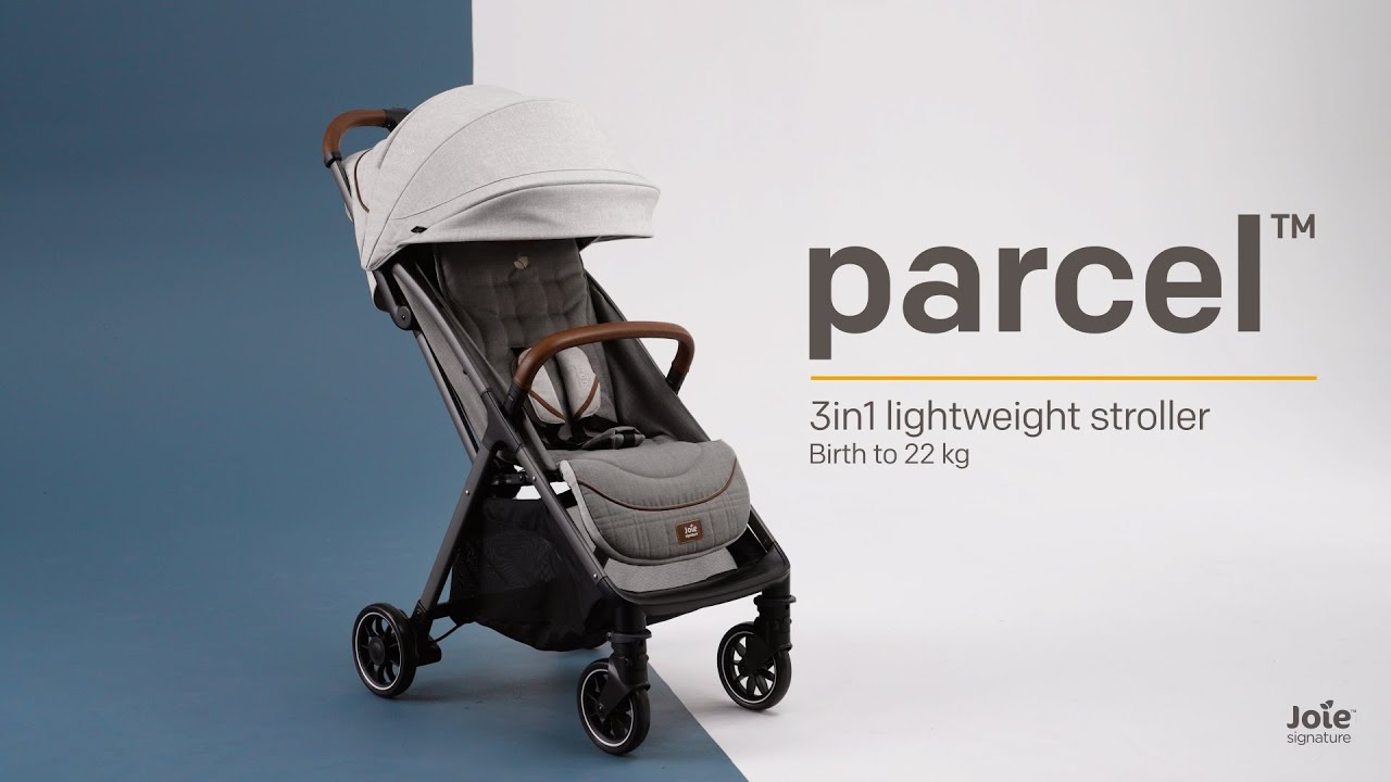 Joie Signature parcel™ | Light Weight Birth to 22 kg Multi-Mode Stroller -  YouTube