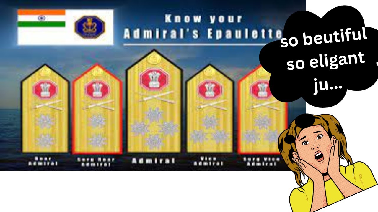 Admirals New Epaulettes A Symbol of Indias Maritime Evolution