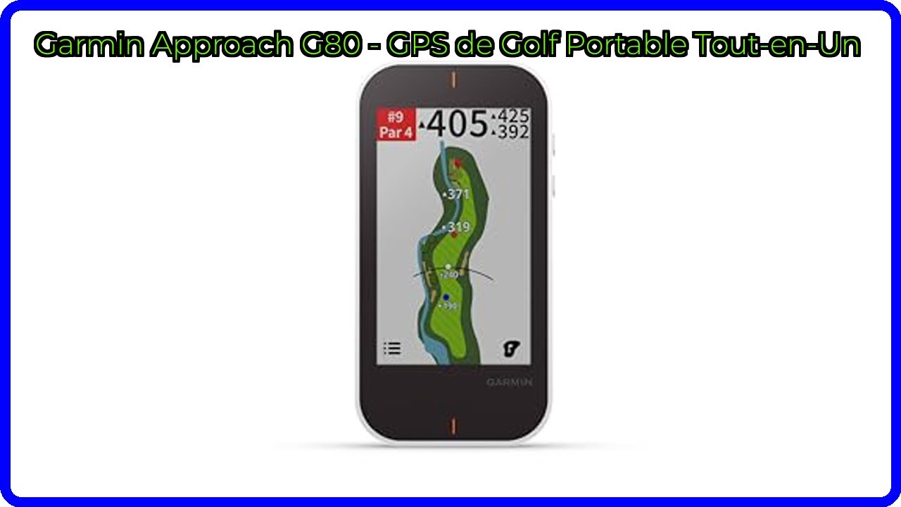 Garmin Approach G80 Moniteur de lancement Golf - Sport & Plein air
