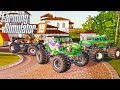 LUXURY MILLIONAIRE BUYS $10,000,000 MONSTER TRUCKS & CARS! | (ROLEPLAY) FARMING SIMULATOR 2019