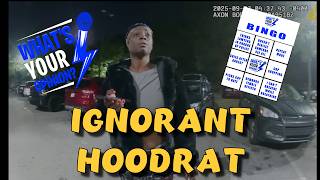 ANOTHER HOODRAT THINKS SHE'S IN CHARGE.....SHE WAS WRONG