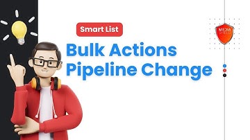 How to do Bulk Actions "Pipeline Change" in Media Shield