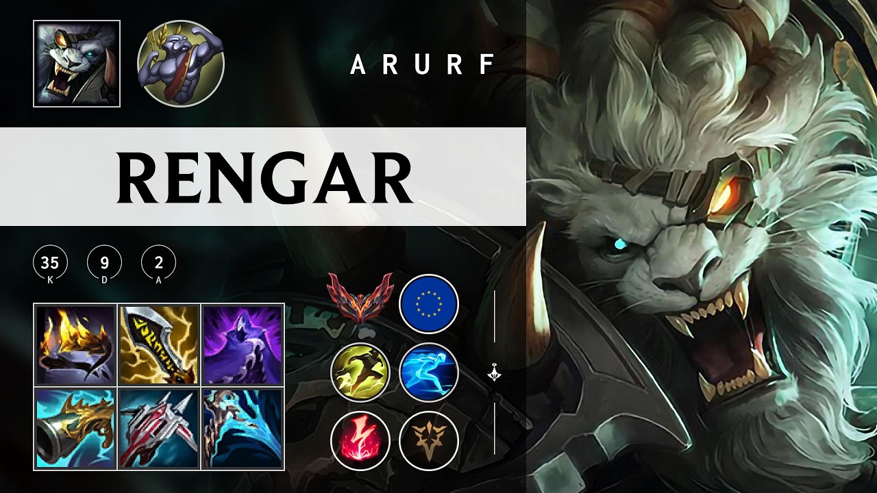 Rengar ARURF - EUW Grandmaster Patch 26.04