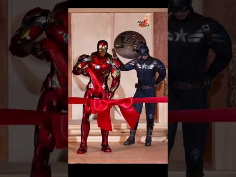 “The Ribbon Cut” with Iron Man & Captain America (Hot Toys Stop Motion)