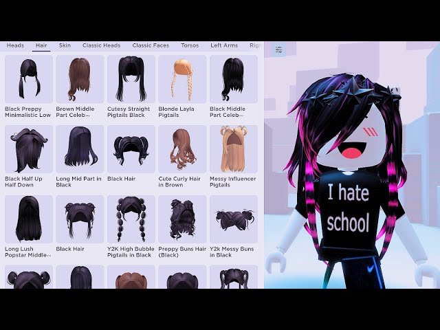 9 Robllox baddie faces ideas  black hair roblox, super happy face