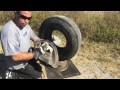 Changing a tire 8.25-15