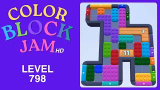 Color Block Jam Level 798 Solution Walkthrough