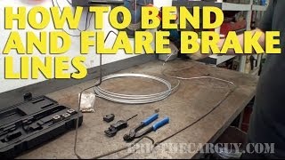 How To Bend and Flare Brake Lines EricTheCarGuy