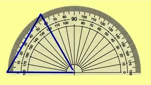 Draw an Equilateral Triangle with a Protractor!
