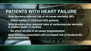 Beta-blockers benefit chronic kidney disease patients with heart failure