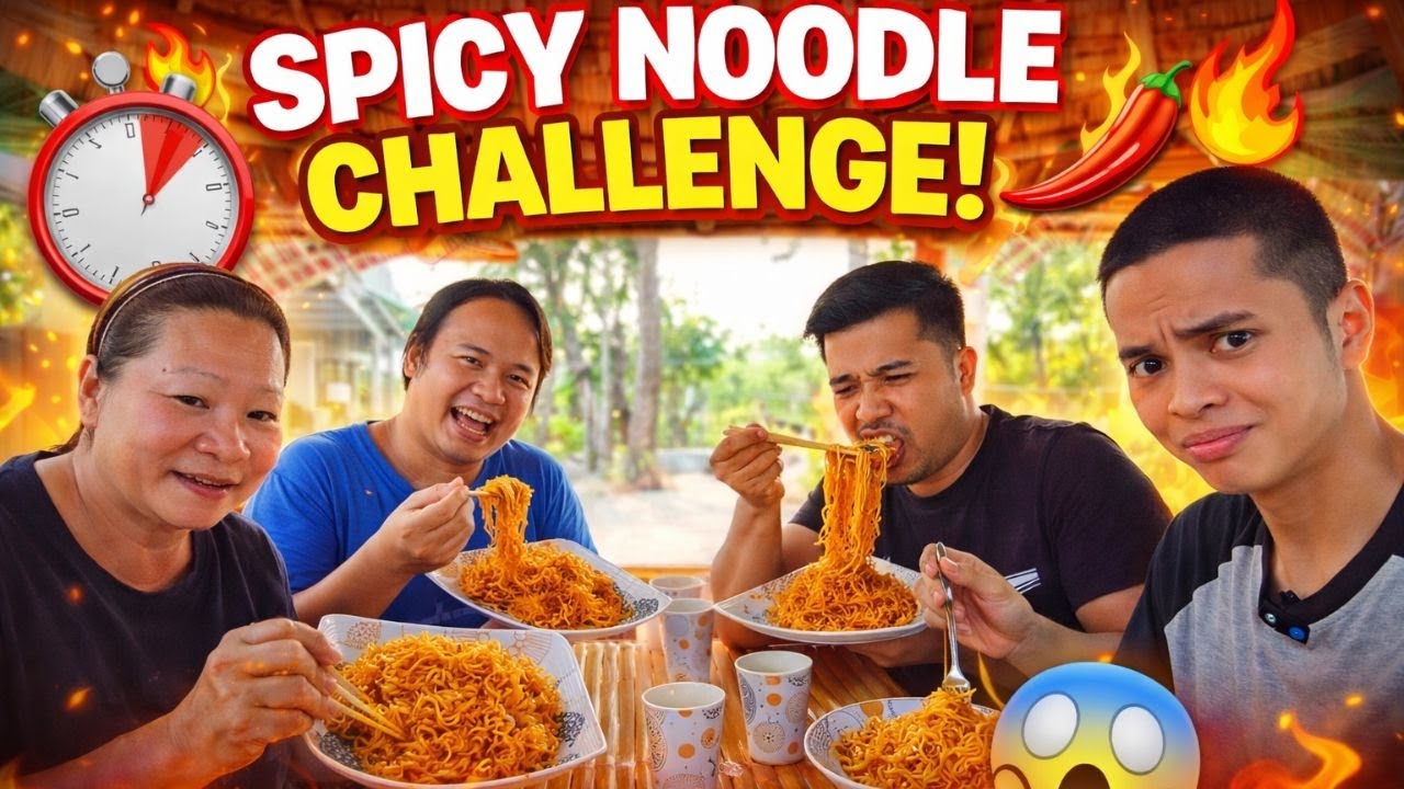 Easy Lang Ang Spicy Noodles Challenge Kay Erick