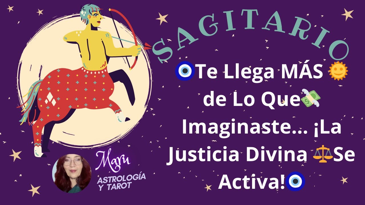 SAGITARIO ♐️Prepárate… El Universo 💫 Te Sorprende 😮 con Mucho Más de Lo ...