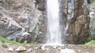 Водопад в ущелье Кегеты, Киргизия
