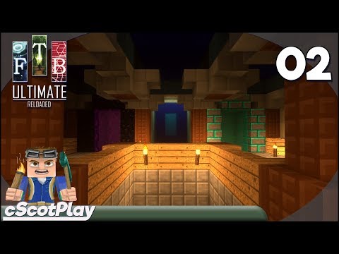 FTB Ultimate Reloaded w/ cScot : Ep 02 – Portals to Fun