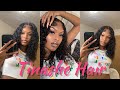 Tinashe Hair Review Short Bouncy Water Wave Bob Wig Install