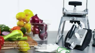 InstaCut™ 5.1 manual food processor features and benefits