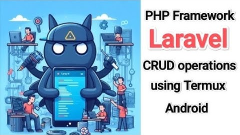 PHP Laravel Framework CRUD operations Employee management system|| #srinivasan000