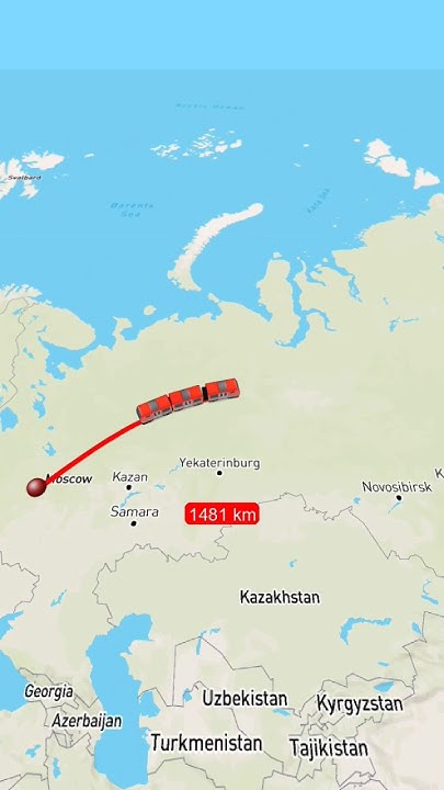 Distance between Moscow and Vladivostok #distence #moscowregion #army # ...