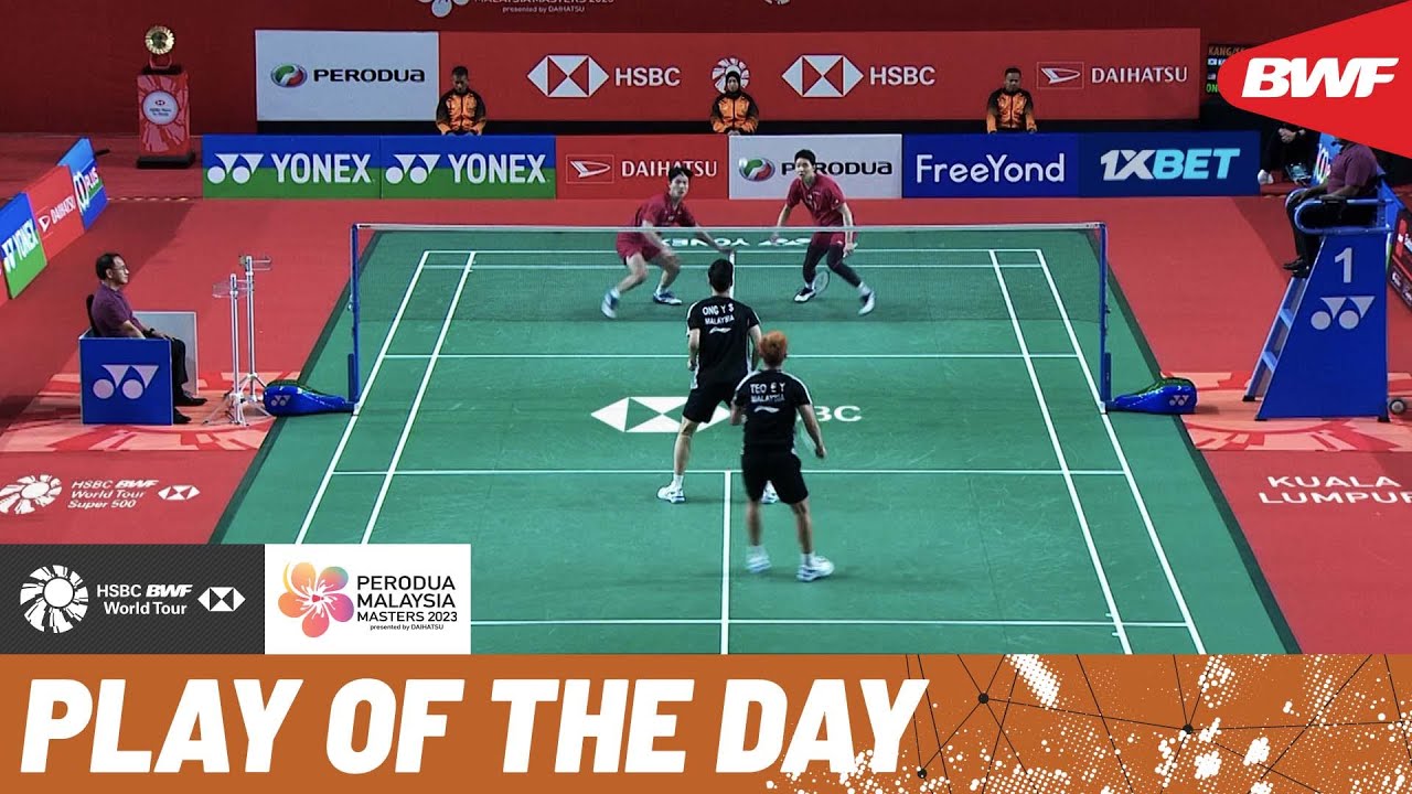 HSBC Play of the Day Persistent attacking pays off for Ong/Teo