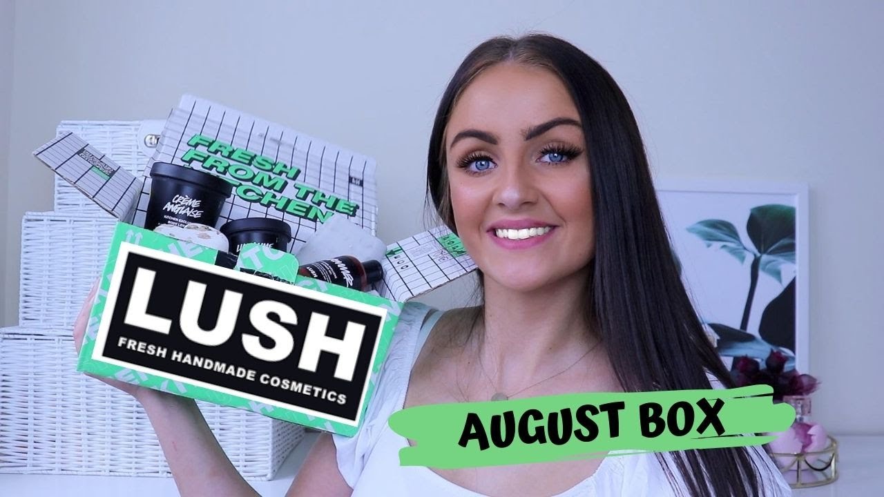 AUGUST 2020 LUSH KITCHEN SUBSCRIPTION BOX UNBOXING & REVIEW YouTube