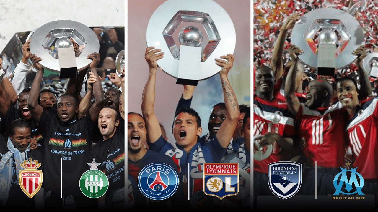 أكثر الأندية الفرنسية تتويجا بالدوري الفرنسي لكرة القدم  | top Ligue 1