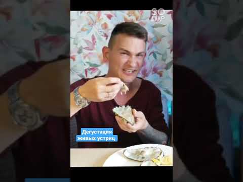 утончённый ценитель живых устриц #смех #юмор #смешныевидео #устрицы #приколы #короткиевидео
