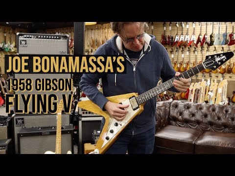 show-&-tell-with-joe-bonamassa's-1958-gibson-flying-v-at-norman's-rare-guitars
