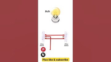 Two Way switch and Light Connection | Animated video