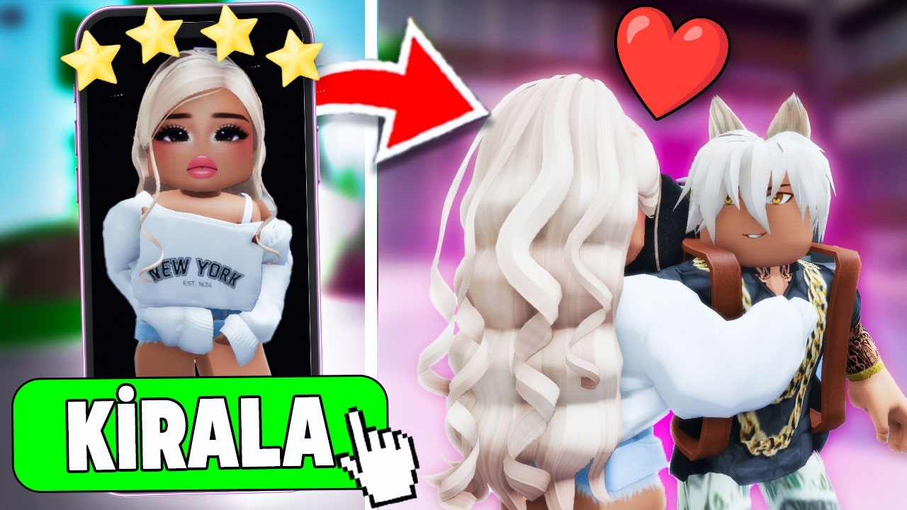 Roblox'ta SEVGİLİ KİRALADIM 🤑😎 ROBLOX Brookhaven🏡RP