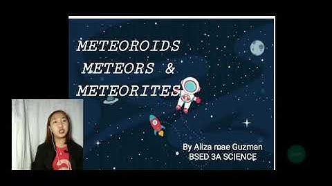 Lecture about Meteoroids, Meteors and Meteorites