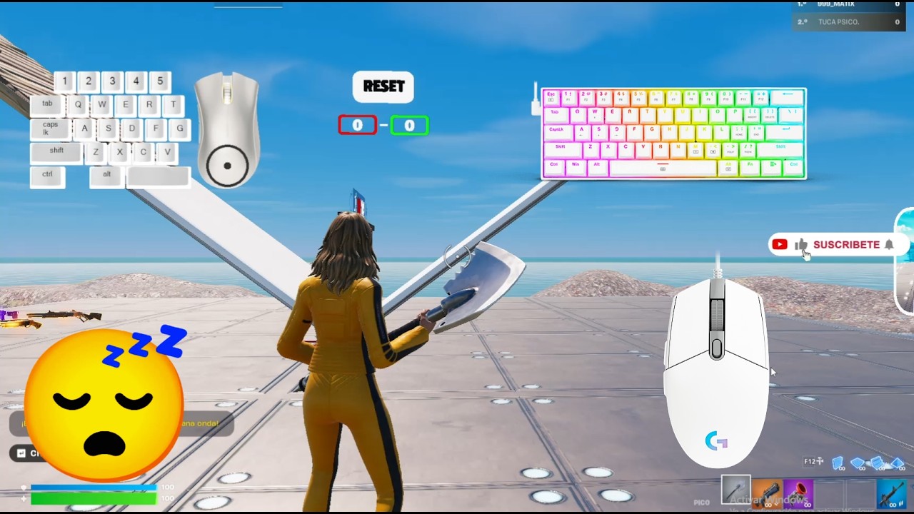 4K 240FPS] keyboard redragon dragonborn / 1v1 Gameplay Fortnite / Matix