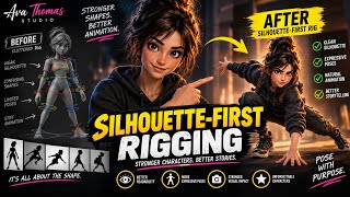 Silhouette-First Rigging Explained: The Secret to Better 3D Characters | Blender, Maya & Unreal