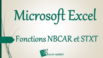 Excel - Imbriquer les fonctions NBCAR et STXT