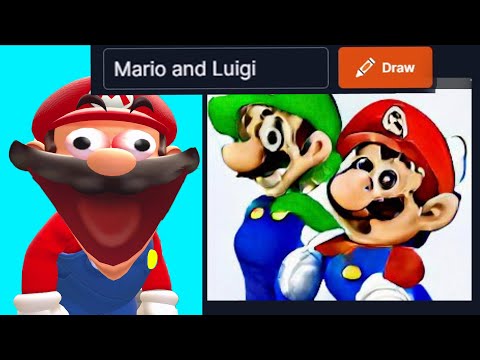 Mario Reacts To AI Generated Images