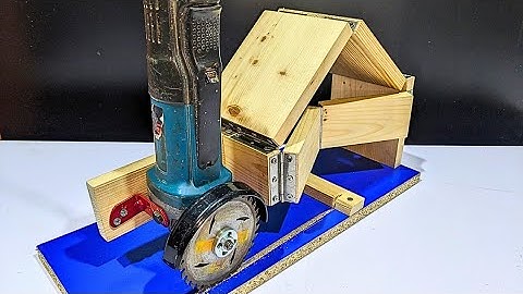 very impressive tips for angle grinder to sliding cutter machine #shorts #tips