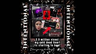Thank you my darklings! My FIRST Instagram spoken word poetry video to hit 2.5 MILLION VIEWS! #goth