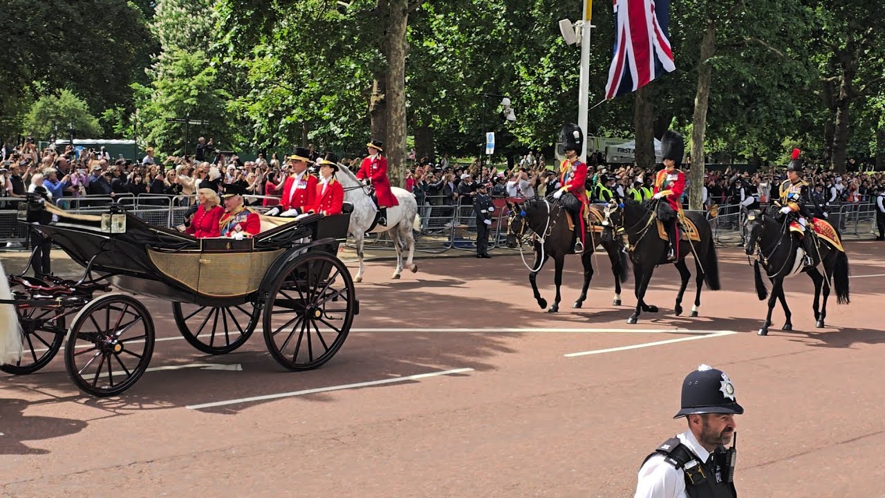 Trooping The Colour in London 
