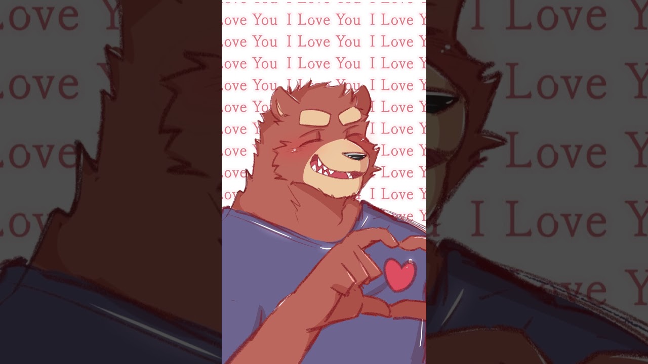 Can you say "I Love you" 100 times? #shorts #meme #furry #vocaloid #oc #valentinesday