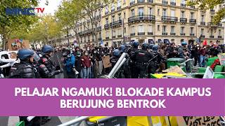 Fasilitas Hancur Bikin Pelajar Ngamuk! Blokade Kampus Elite Paris Berujung Bentrok Sengit