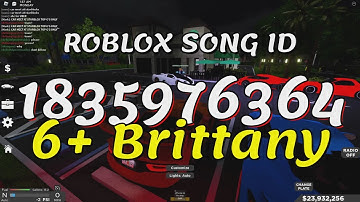 6+ Brittany Roblox Song IDs/Codes