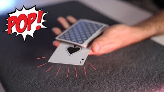 Visually POP a card out of the deck // Advanced Card Trick Tutorial